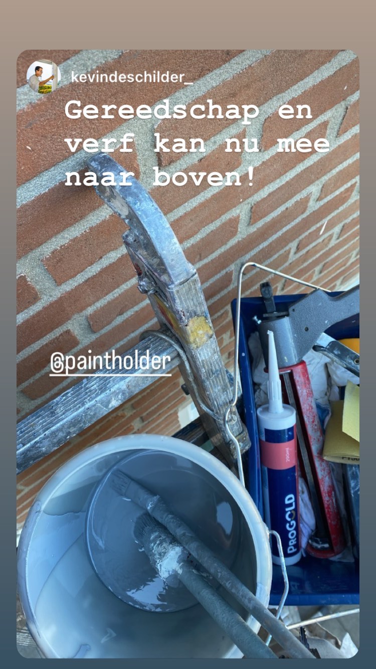 Gereedschap op de ladder