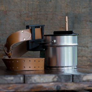 Paintholder incl. leren riem & accessoires set